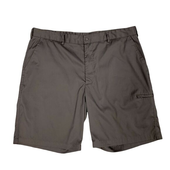 Pebble Beach Golf Shorts Mens Size 40 Gray Flat Front Quick Dry Athletic Stretch - Picture 1 of 8